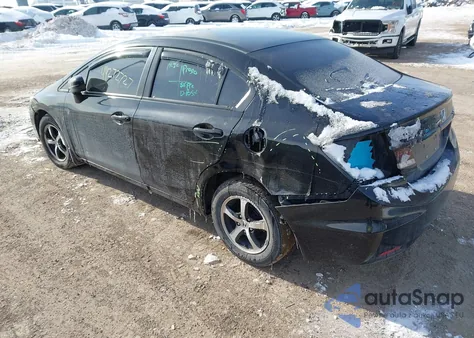 2015 Honda Civic Se z USA, uszkodzony, nr VIN 19XFB2F79FE087126
